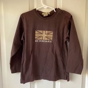 Burberry Boy Long Sleeve Tee NWT